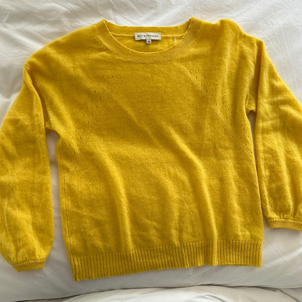 White + Warren cashmere sweater